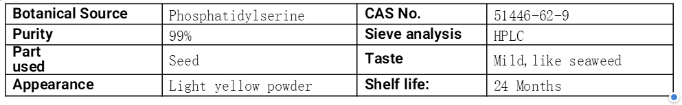 Phosphatidylserine spec.