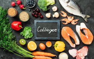 collagen-in-food-concept-top-view